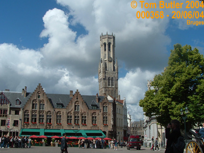 Photo ID: 000368, The Belfort viewed from the Burg, Bruges, Belgium