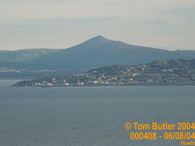 Photo ID: 000408, Bray, The outskirts of Dublin & the Wicklow mountains from the Howth Peninsular, Howth, Ireland