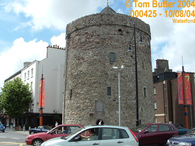 Photo ID: 000425, The remaining round tower from the city walls, Waterford, Ireland