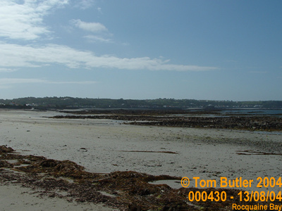 Photo ID: 000430, Looking across Rocquaine Bay towards Fort Gray and Pleinmont, Rocquaine Bay, Guernsey