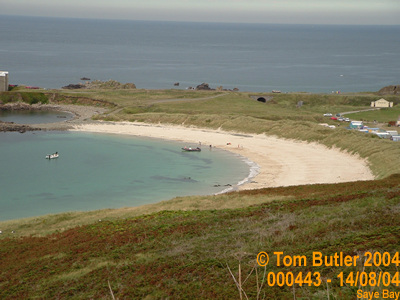 Photo ID: 000443, Looking down into Saye Bay from Fort Albert, Saye Bay, Alderney
