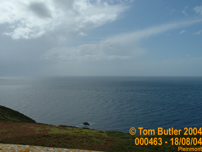 Photo ID: 000463, Looking out over the sea from the Pleinmont tower, next stop the USA!, Pleinmont, Guernsey
