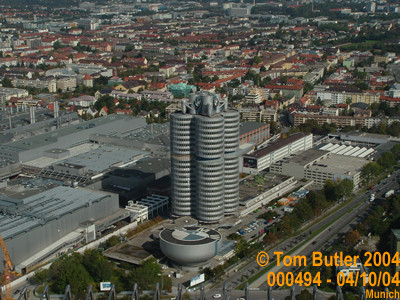 Photo ID: 000494, The famous towers of the Beyerische Motoren Werke (BMW) headquarters, Munich, Germany