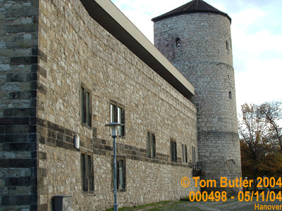Photo ID: 000498, The only remaining section of the city wall, now the outside of a museum, Hanover, Germany