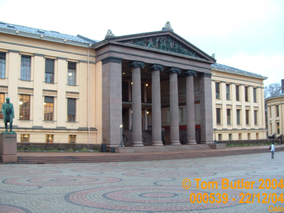 Photo ID: 000539, The front of Oslo university, Oslo, Norway