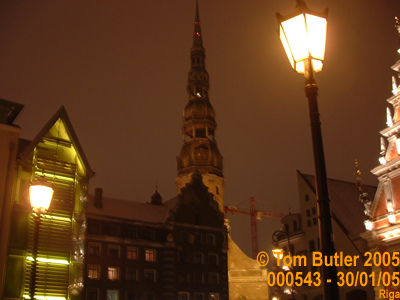 Photo ID: 000543, The spire of Saint Peters Church, Riga, Latvia