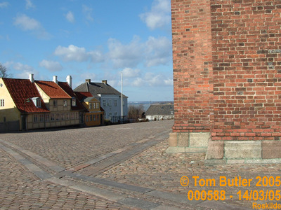 Photo ID: 000588, A Roskilde Square, Roskilde Cathedral and Roskilde Fjord , Roskilde, Denmark