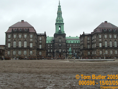 Photo ID: 000596, The back of Christiansborg Slot, Copenhagen, Denmark