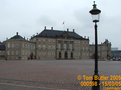 Photo ID: 000598, The Danish equivalent of Buckingham Palace, Amatienborg Slot, Copenhagen, Denmark