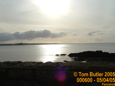 Photo ID: 000600, Early morning sun over Mounts Bay; seen from the Promenade at Penzance, Penzance, Cornwall