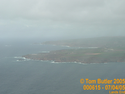 Photo ID: 000615, Lands End from 1;500ft, Lands End, Cornwall