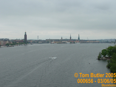 Photo ID: 000656, Looking across Central Stockholm from Vsterbron Bridge, Stockholm, Sweden