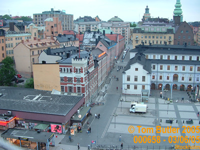 Photo ID: 000658, Looking down on Slussen from the Katarinahissen, Stockholm, Sweden