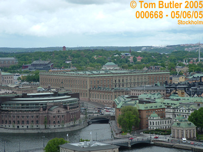 Photo ID: 000668, The royal palace from the townhall, Stockholm, Sweden