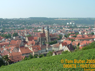 Photo ID: 000678, The view from the city walls, Esslingen, Germany