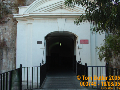Photo ID: 000749, The landport gate, the original entrance to the rock fortress, Gibraltar City, Gibraltar