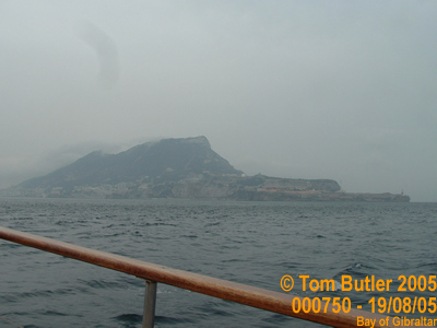 Photo ID: 000750, The rock seen from the dolphin boat, Gibraltar City, Gibraltar