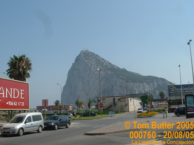 Photo ID: 000760, The rock, seen from Spain, La Lnea De La Concepcin, Spain