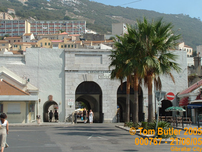 Photo ID: 000767, The main entrance to Casemates square, Gibraltar City, Gibraltar