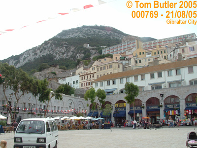 Photo ID: 000769, Inside Casemates Square, the main square of Gibraltar, Gibraltar City, Gibraltar