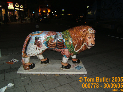 Photo ID: 000778, The Wurstlwe (Sausage Lion), Munich, Germany