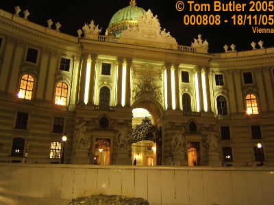 Photo ID: 000808, The rear entrance to the Hofburg, Vienna, Austria