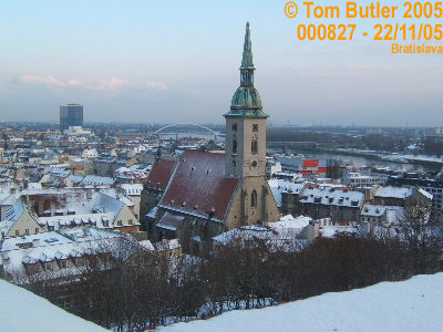 Photo ID: 000827, St Michaels Cathedral from Bratislava Castle, Bratislava, Slovakia