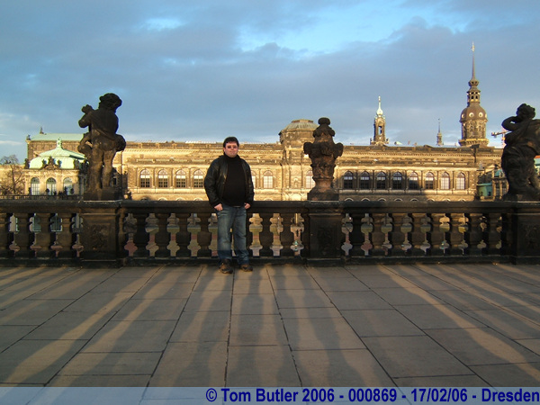 Photo ID: 000869, Yours truly inside the Zwinger, Dresden, Germany