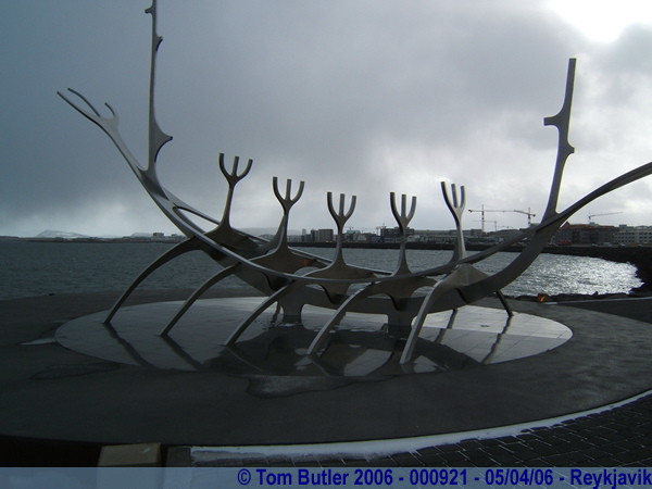 Photo ID: 000921, Viking sculpture on the waterfront, Reykjavik, Iceland