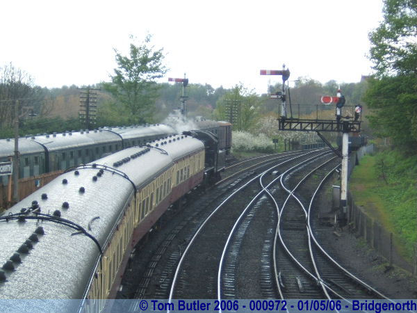 Photo ID: 000972, The steam train ready to depart back to Kidderminster, Bridgenorth, England