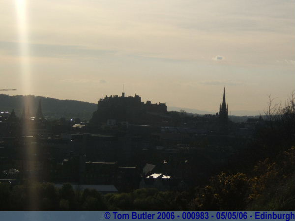Photo ID: 000983, The Edinburgh skyline seen from Arthur's Seat, Edinburgh, Scotland