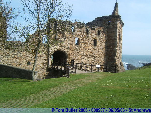 Photo ID: 000987, The entrance to St Andrews castle, St Andrews, Scotland