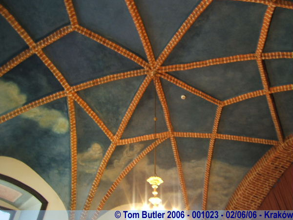 Photo ID: 001023, The ceiling of the library at Collegium Maius, Krakw, Poland