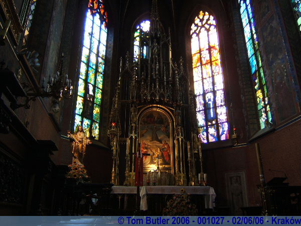 Photo ID: 001027, Inside the St Francis Basilica, Krakw, Poland