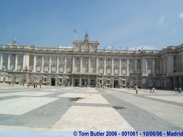 Photo ID: 001061, The front of the Palacio Real, Madrid, Spain
