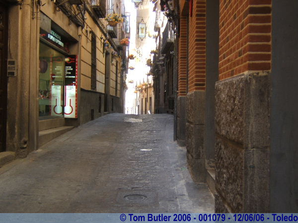 Photo ID: 001079, The narrow lanes of Toledo, Toledo, Spain