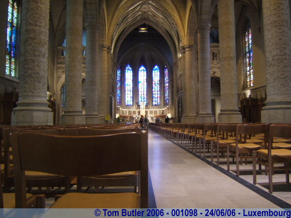Photo ID: 001098, Inside the cathedral, Luxembourg, Luxembourg