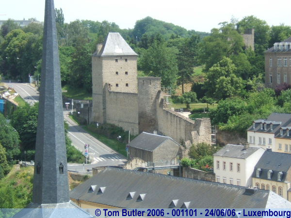 Photo ID: 001101, More of the city's fortifications, Luxembourg, Luxembourg