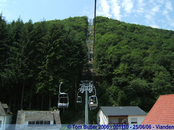 Photo ID: 001110, Taking the chair lift to the top, Vianden, Luxembourg