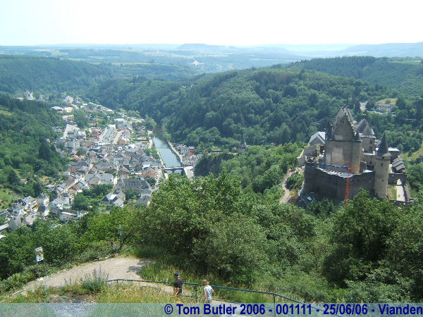 Photo ID: 001111, The view from the top chairlift station, Vianden, Luxembourg