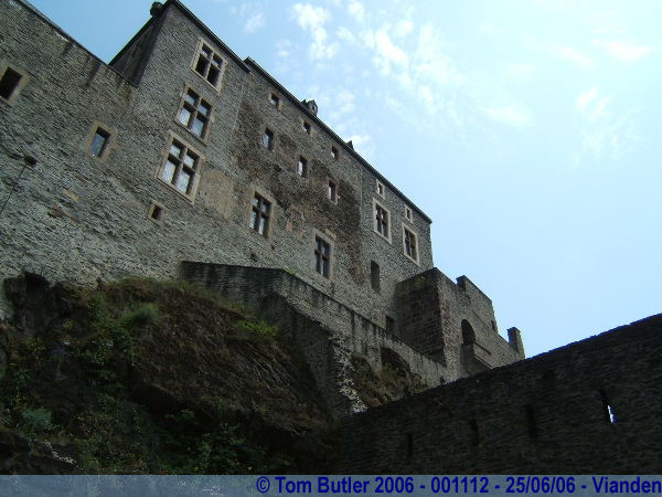 Photo ID: 001112, The side of the Chteau, Vianden, Luxembourg