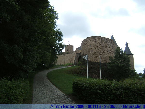 Photo ID: 001116, Approaching Bourscheid Chteau, Bourscheid, Luxembourg