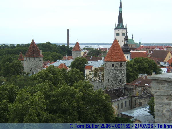 Photo ID: 001159, City wall and towers, Tallinn, Estonia