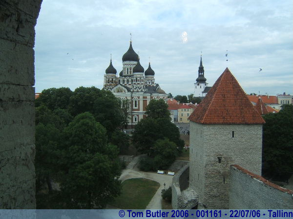 Photo ID: 001161, The Orthodox cathedral seen from Kiek-in-de-Kk, Tallinn, Estonia