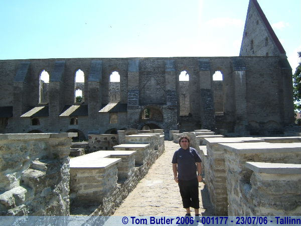 Photo ID: 001177, Inside the ruins of St Brigitta's Convent, Tallinn, Estonia