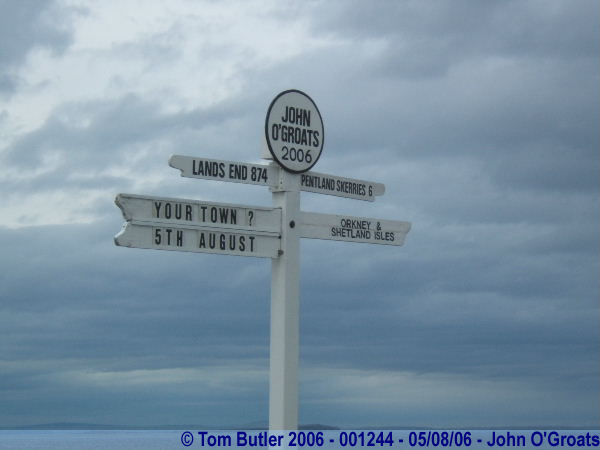Photo ID: 001244, The end of Britain, John O'Groats, Scotland
