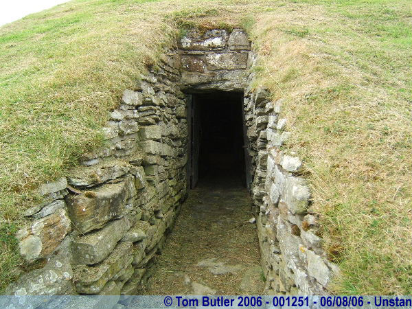 Photo ID: 001251, The entrance to the Unstan burial chamber, Unstan, Orkney Islands