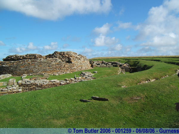 Photo ID: 001259, The fortified iron age Broch of Gurness, Gurness, Orkney Islands