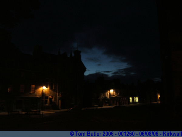 Photo ID: 001260, The centre of Kirkwall at night, Kirkwall, Orkney Islands