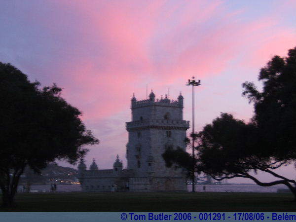 Photo ID: 001291, Torre de Belm at dusk, Belm, Portugal